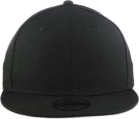 New Era Blank Custom 9fifty Adjustable Snapback Cap Black
