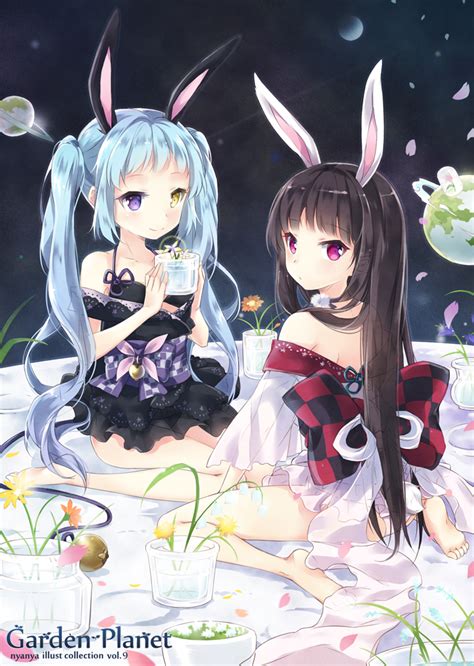 Anime Art Anime Bunny Girls Rabbit Girls Rabbit Ears Kimono Obi Ecchi
