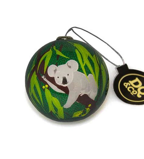 Maybe you would like to learn more about one of these? Green Koala Christmas Bauble | Australia the Gift ...