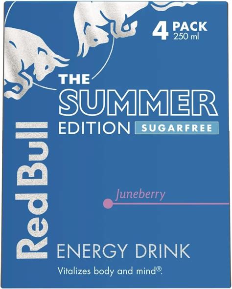 Red Bull The Summer Edition Juneberry Energy Drink 4 X 250ml Amazon