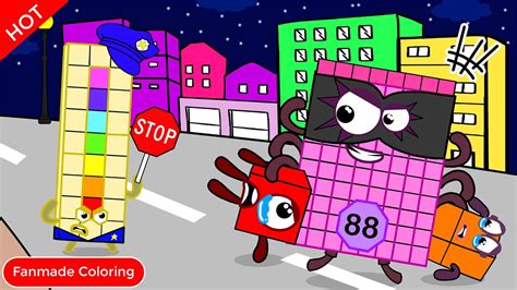 Nb 1and2 Were Kidnapped By 88 Numberblocks Fanmade Coloring Story Youtube