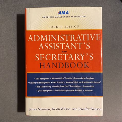 Administrative Assistants And Secretarys Handbook By James Stroman