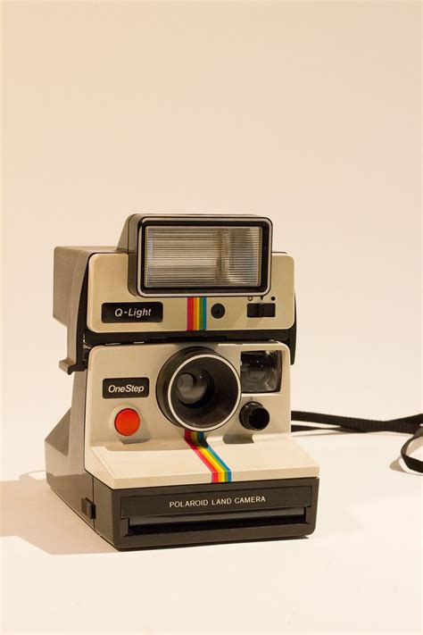 Polaroid One Step Land Camera With Q Light And Case Vintage Polaroid