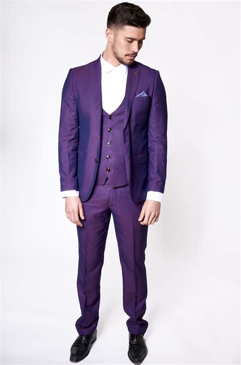 Glam Up Your Attire With Purple Suit