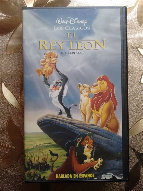 Walt Disney Los Clasicos El Rey Leon The Lion King Vhs Tape Spanish