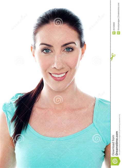 Portrait Of Beautiful Caucasian Woman Stock Image Image Of Attractive