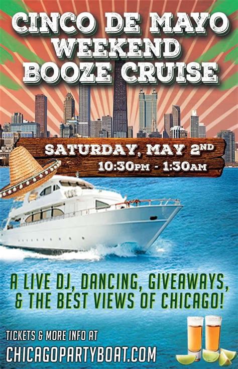Cinco De Mayo Weekend Booze Cruise 1030pm In Chicago At Anita Dee