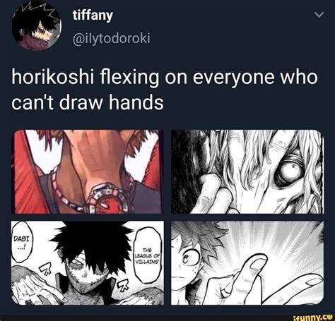 Horikoshi ﬂexing On Everyone Who Cant Draw Hands Ifunny Boku No