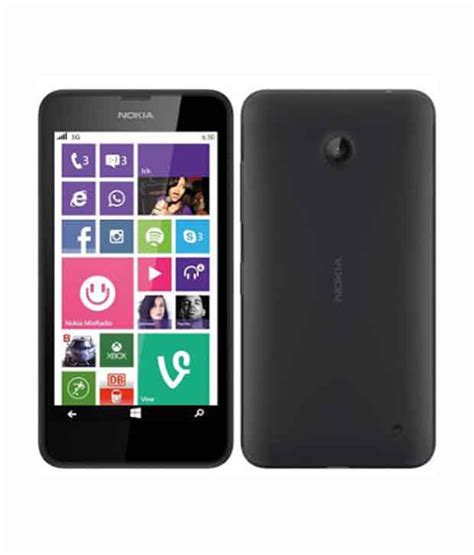 Nokia Lumia 630 Dual Sim Windows Touch Black Price In