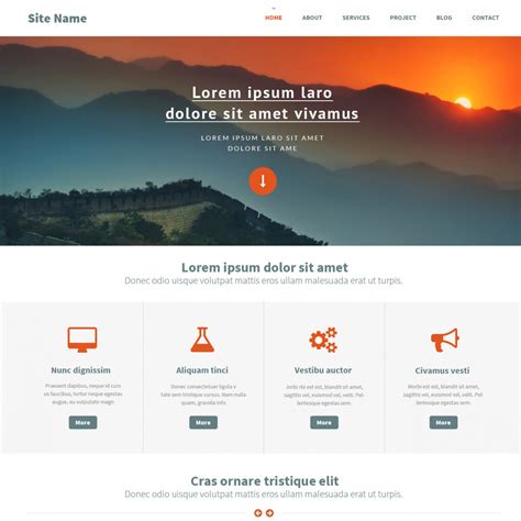 Web Design Html Templates Free Download Best Design Idea