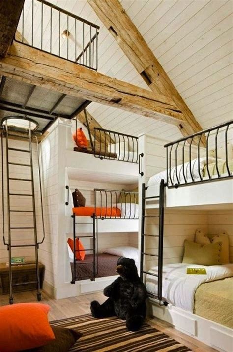 Bunk House Perfect For A Lake House Built In Bunks Bunk Beds Built