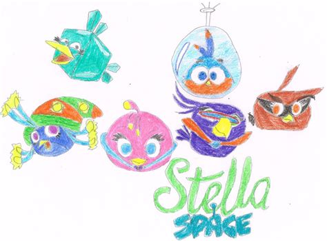 Angry Birds Stella Space By Fanvideogames On Deviantart