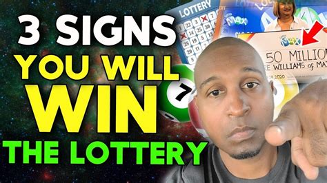 3 Signs You Will Win The Lottery Lottery Winning The Lottery Winning Lotto