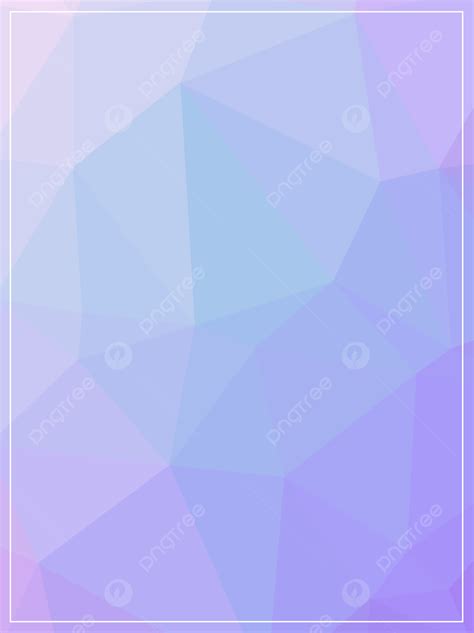 Geometric Low Polygon Blue Purple Simple Romantic Gradient Background