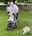 Boris Johnson and baby son Wilf are dragged on a VERY hair-raising run ...