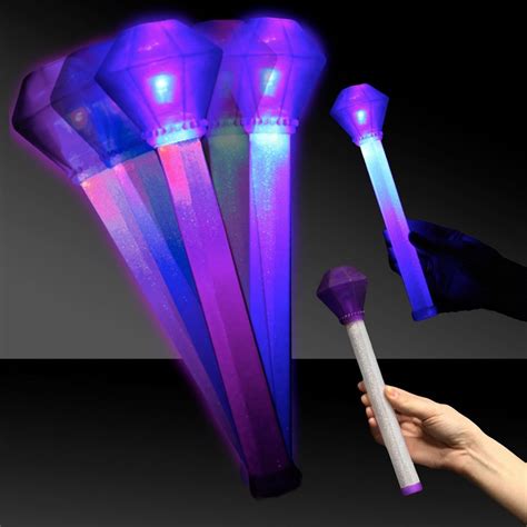purple led and light up princess wand purple led kpop light stick princess wands