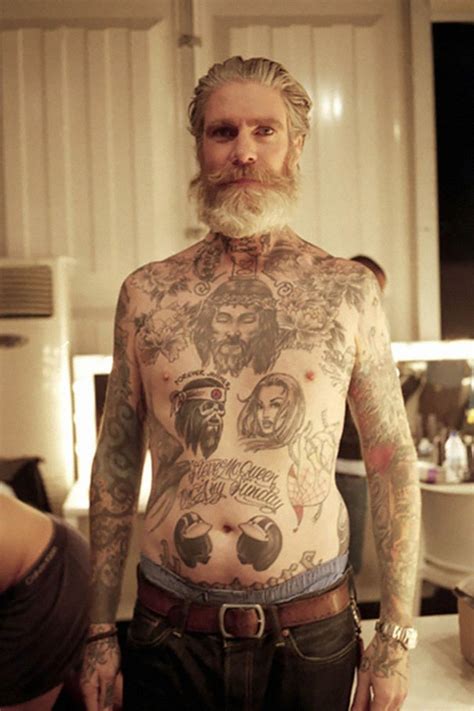 Awesome Old People With Tattoos How Will Your Tattoo Look Photo