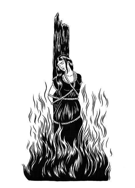 Burning Witch Stellar Leuna Witch Tattoo Witch Drawing Witch Art