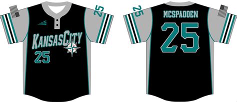 2016 Kansas City Prodigy Custom Baseball Jerseys