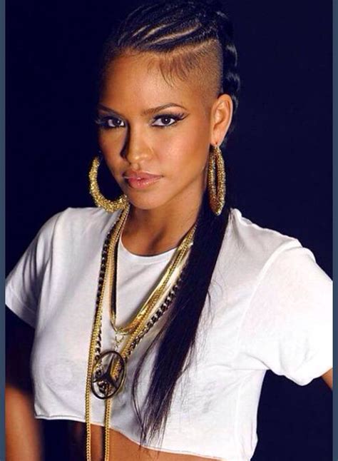 Pin By Kalea Ford On Thug Me Hair Styles Braids With Shaved Sides
