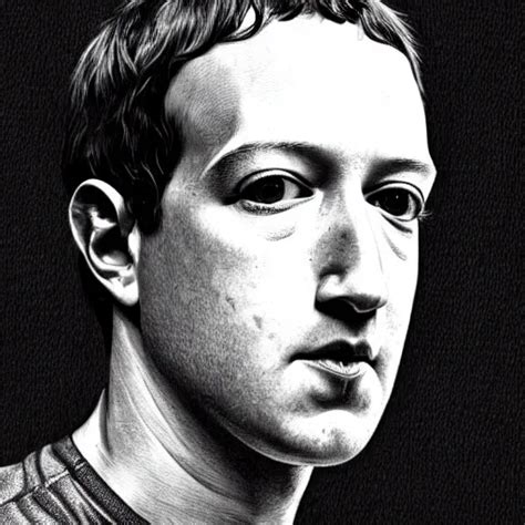 Portrait Of A Mark Zuckerberg Staring Into The Void Stable Diffusion