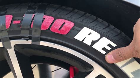 How To Install Custom Tire Stickers Youtube