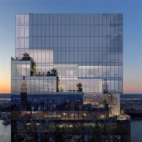 Bjarke Ingels 66 Story Spiral Tower Tops Out At Hudson Yards 6sqft