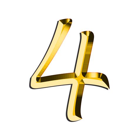 Golden Number Transparent PNG StickPNG