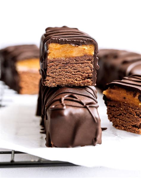 Vegan Salted Caramel Chocolate Protein Bars Nadia S Healthy Kitchen