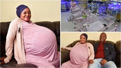 New World Record South African Woman Gives Birth To 10 Babies Photos