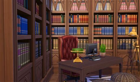 Sims 4 Bookshelf Office