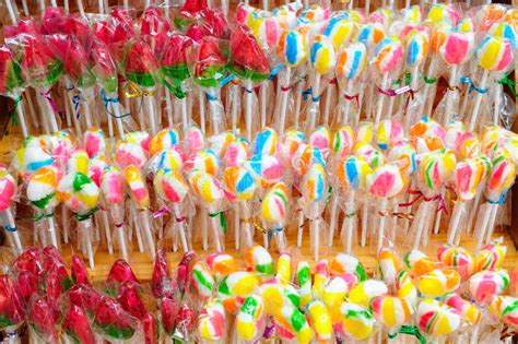 Colorful Lollipop Candies Stock Photo Image Of Food 217942238