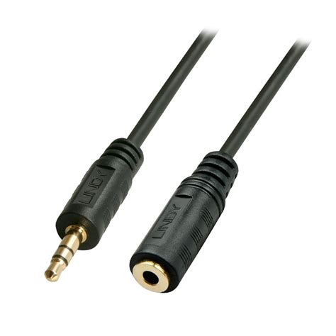 3m Premium Audio 35mm Jack Extension Cable From Lindy Uk