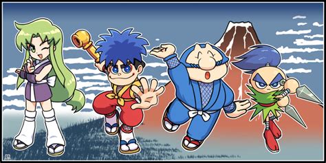 Muu Mumumer Ebisumaru Goemon Sasuke Ganbare Goemon Yae Ganbare