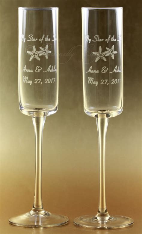 Pin By Scott Marlow On Wedding Champagne Flutes And Serving Sets PERSONALIZED And Custom Made