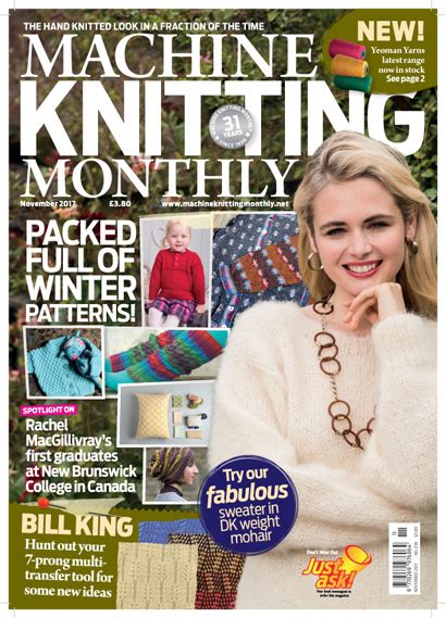 November 2017 Issue 238 Machine Knitting Monthly