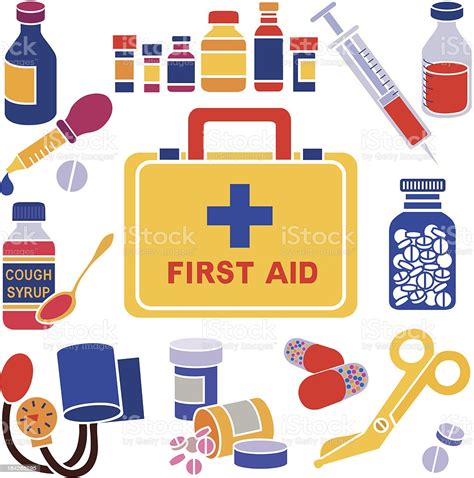 First Aid Kit Stock Vector Art And More Images Of Accidents