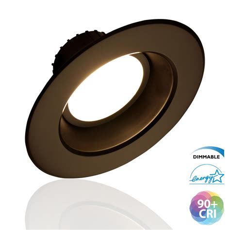 Led recessed retrofit lights are easy to install and flexible to fit any room and lighting need. NICOR D-Series 6 in. Oil-Rubbed Bronze 800 Lumen ...
