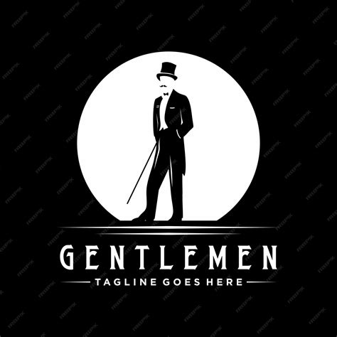 Premium Vector Gentleman Tie Illustration Logo Design Vector Template