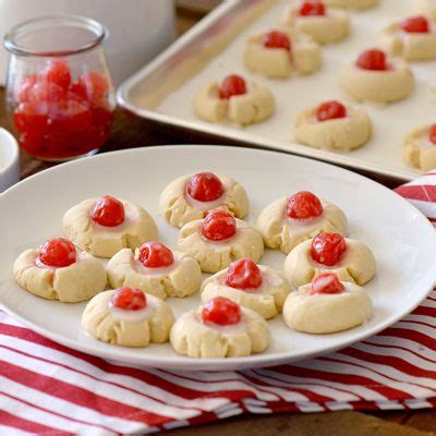 Mantecaditos o polvorones traditional puerto rican best puerto rican christmas desserts from coconut pudding tembleque. Glazed Shortbread Almond Cookies with Cherries ...