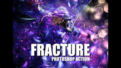 Fracture Photoshop Action Tutorial Youtube