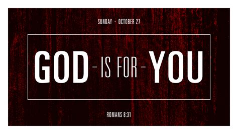 God Is For You Turning Point Church