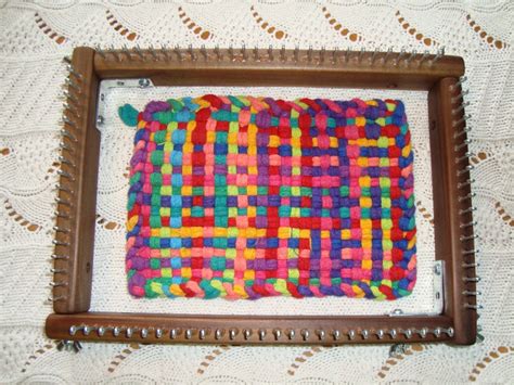 Oblong Potholder Loom Weaving Loom Uses Both Traditional And Etsy