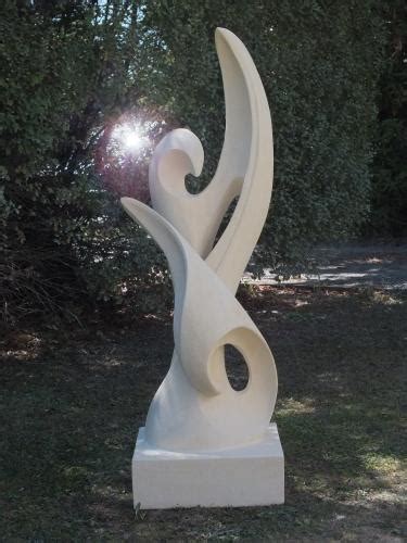 Abstract Sculpture In Stone