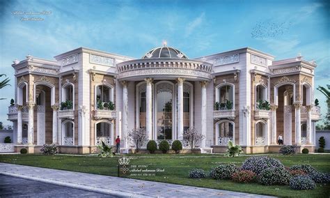 New Classic Palace On Behance Classic House Exterior House Designs