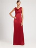 St. John Liquid Satin Gown in Red (berry) | Lyst