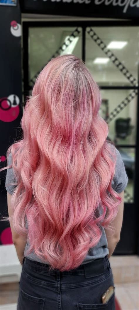 Pink Cotton Candy Hair Bubblegum Pink Hair Cotton Candy Pink Hair