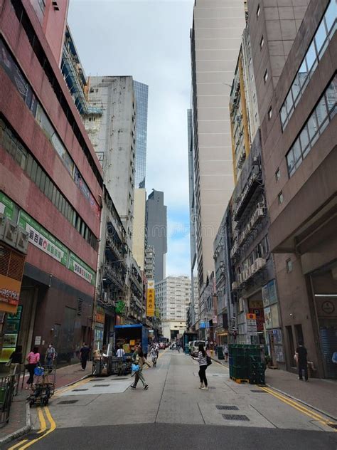 How Ming Street At Kwun Tong Kowloon Hong Kong Editorial Stock Image Image Of Neighbourhood