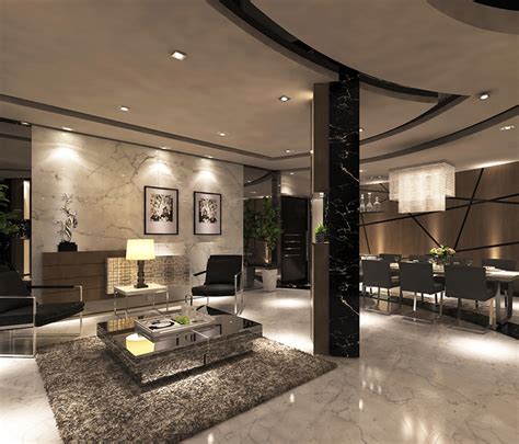 Home designing by luxury antonovich design reflects modern trends in interior design. MODERN VILLA IN AL KHOBAR - Ramy Helmy Design