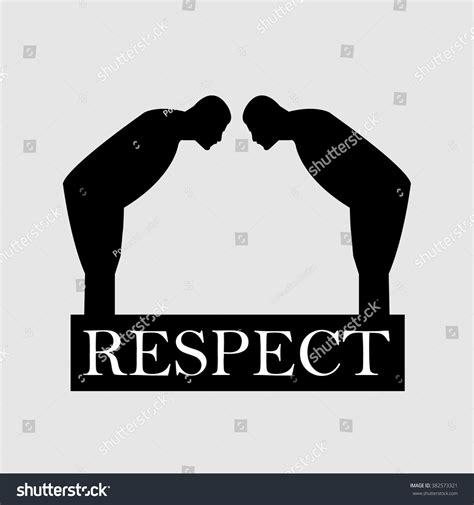 Respect Symbol Stock Vector 382573321 Shutterstock